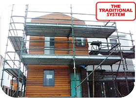 Quick Scaff or Quick Stage Scaffolding is the Traditional Scaffolding System